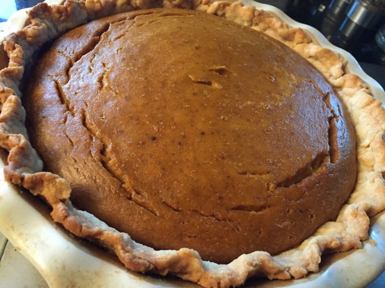 This year's pumpkin pie.